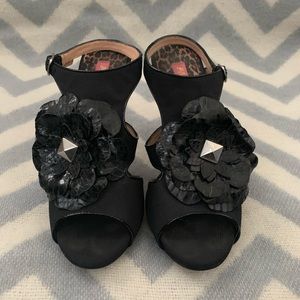 Betsey Johnson ankle strap high heels